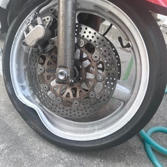cbr400rr回してますの画像