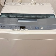 【受付終了】AQUA 洗濯機の画像