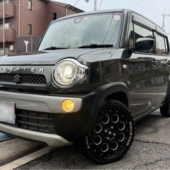 スズキ　ハスラー　Gセットオプション装着車　マッドタイヤ　カスタ...