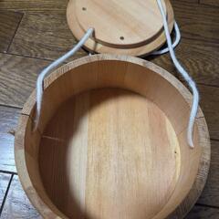 新品未使用　木製エサ箱　釣り具の画像