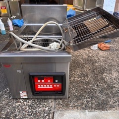 マルゼン 電磁フライヤー 単相200v 13L 作業台付き