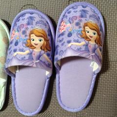子ども用スリッパ　ディズニーの画像