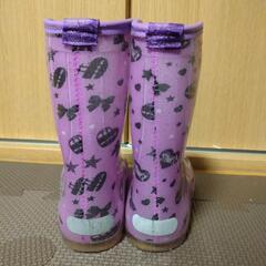 女の子　長靴　19cmの画像