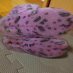 女の子　長靴　19cmの画像