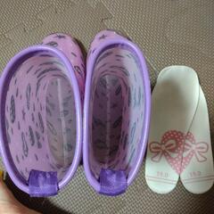 女の子　長靴　19cmの画像