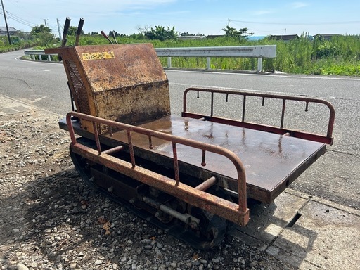 田中製作所　運搬車　枠スライド クローラー　積載250kg 5馬カ 宮崎　動画あり
