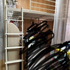 白のロフトベッド（解体済）