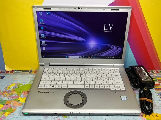 JC0888　i7・16GB・512GB CF-LV8 DVD 14型 超軽量 レッツノート　大画面　大容量