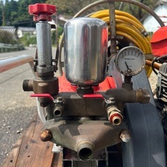 KAZZ セット動噴 最大圧力4mpa セラミック S40BD 動力噴霧器 造園　田んぼ 排水　消毒　除草　散水　潅水　スプレー 防除 高圧洗浄 カーツ　ホース付き　宮崎の画像