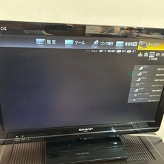 SHARPテレビ22インチ　ジャンクの画像