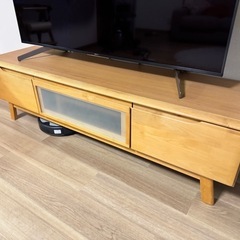 ニトリ　テレビボード　150cm 木製 シンプル　の画像
