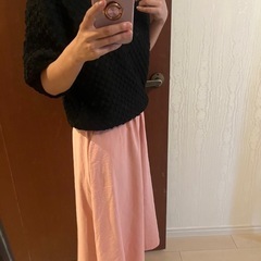 GUトップス　黒のトップス　未使用品スカート　3点セットの画像