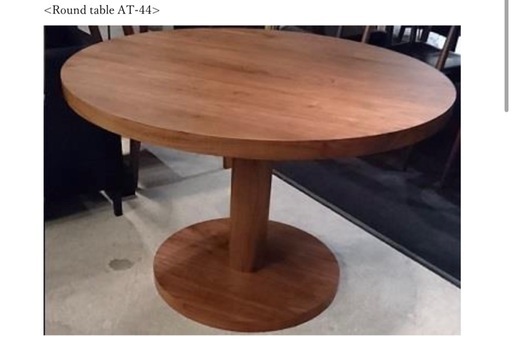 <高級ラウンドテーブル>オーダーメイド商品/直径100cm高さ65cm