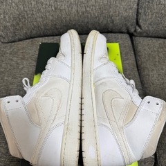 NIKE AIR JORDAN 1 RETRO MID WHITE (2017) 27cmの画像