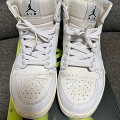 NIKE AIR JORDAN 1 RETRO MID WHITE (2017) 27cmの画像