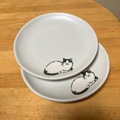 猫柄お茶碗＆小皿＆魚柄グラタン皿各2個　
アルミタンブラー の画像