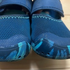 ニューバランス15cm キッズ　青　サンダル　の画像