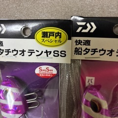 希少☆ミドルフック快適 船タチウオテンヤSS ☆ 3個セット 紫ゼブラの画像