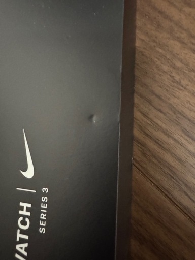 バッテリー容量99%  値下げ　Apple Watch Nike Series 3 （GPSモデル）-38mmスペースグレイアルミニウ