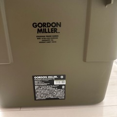 gordon miller コンテナ 70L オリーブ色の画像