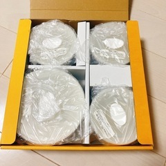 【新品未使用】ムーミン 食器セット 3点まとめ売り（蓋付き陶器コンテナ・パスタボウル・サラダボウル）リトルミイ & スナフキンの画像