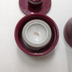 象印の水筒　えんじ色　中古品の画像