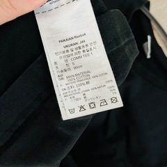 Reebok トレーニングウェアセット 黒の画像