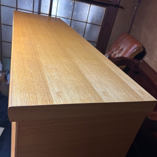 昭和レトロ 窓枠型扉 木製下駄箱 シューズラック サイドボード 古家具