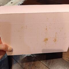 ピンク紙製BOXの画像