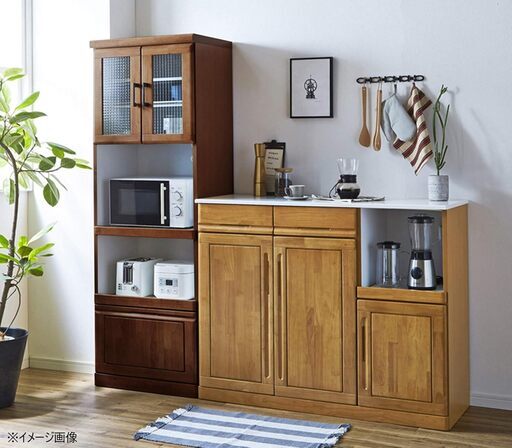 メーカー不明』システムキッチン キャビネット 引き出し付き収納