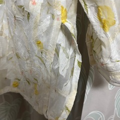 レトロ　シアー　ブラウス　シャツ　花柄の画像