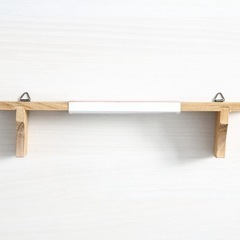 セリアの木製ウォールラック５個の画像