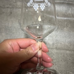 Akadama 赤玉　ワイングラス　6客セット　昭和レトロの画像