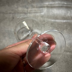 Akadama 赤玉　ワイングラス　6客セット　昭和レトロの画像