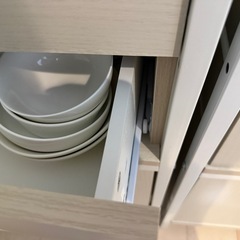 【本日引渡し限定無料】ニトリ食器棚2個セットの画像