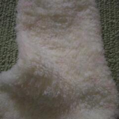 新品モコモコ靴下の画像