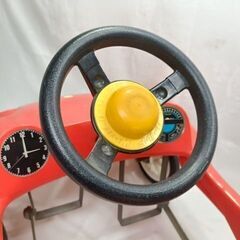 当時物 ワールド ペダルカー 足漕ぎ 手押し 乗用玩具 長期保管品 ニコニコボンネット レッドの画像