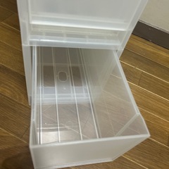 《至急》無印　ストッカー4段キャスター付きの画像