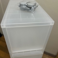 《至急》無印　ストッカー4段キャスター付きの画像