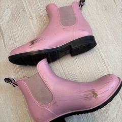 キッズ　長靴　ピンク　22㎝の画像