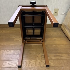 電子ピアノ用 椅子 高低自在イス 合皮 ブラウン の画像