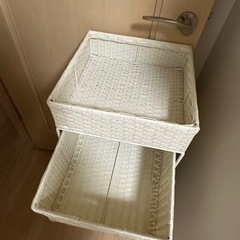 洗面所 収納ボックスの画像