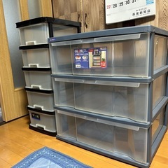 プラスチック　タンス　衣装ケースの画像