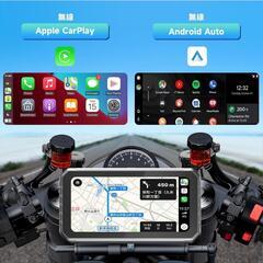 バイク⭐️スマートモニター 6インチCarPlay Android Auto対応の画像