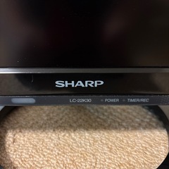 SHARP 2016年製 テレビ LC-22K30の画像