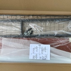 【新品】デスク上置棚 本棚 机上ラック デスクラック トップ アンティーク　くるみ色　ラック 木製ラック オープンラックの画像