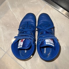 Reebok FREE STYLEハイカットスニーカー ブルー 24.5cmの画像