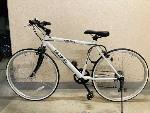 GRAPHIS クロスバイク 27インチ ホワイト