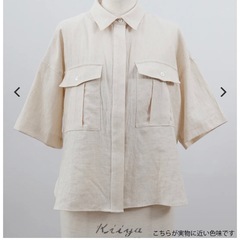 コットンリネンツイルシャツの画像