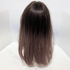 ロングヘア　おしゃれウィッグ　ピンクブラウン　グラデーションカラー　かつら　の画像